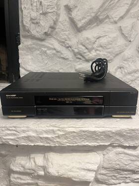 Sharp Xa-405 Video Cassette Recorder Vcr Model No. Tested And Working