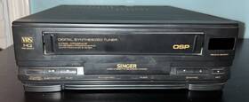 Singer Vcr330 Vcr With Remote - Powers On Tape Stuck In Deck