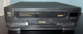 Vcr330 Singer Vcr With Remote - Powers On Tape Stuck In Deck