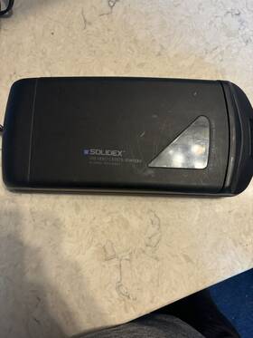 Solidex 938xt Vhs Tape Rewinder Black - Vintage Vcr Video Cassette Tapes Works