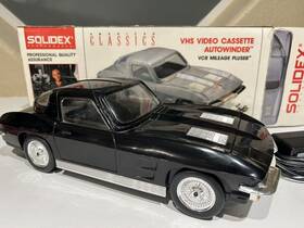 Solidex American Classics V1963a 1963 Corvette Vhs Vcr Autowinder Rewinder Black W Box Working
