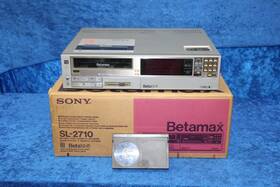 Sony 41297 Betamax Sl-2710 Video Cassette Player / Recorder 120v Ac 60hz 50w - Silver