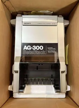 Ag-300 Sony Brand New Open Box Betamax Cassette Auto Changer With Orig. Receipts