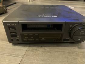 Sony Ev-c500e Pal Hi8 8mm Editing Vcr Work For Tape To Transfer Video Dvd