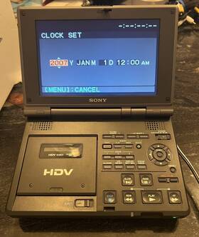 Sony Gv-hd700e High-end Minidv / Hdv Recorder H Ndler