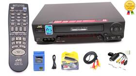 Sony Hr-a63u Jvc Vcr Player Converts Vhs To Digital File By Usb 2.0 Capture Converter