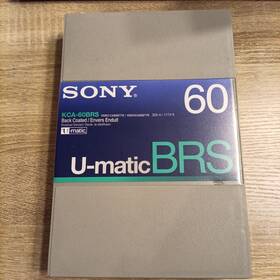 Sony Kca-60brs Video Cassette U Matic Brs Back Coated With Case New