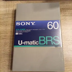 Kca-60brs Sony Video Cassette U Matic Brs Back Coated With Case New