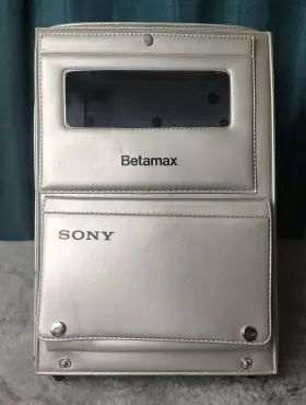 Lc-230 Sony Silver Carrying Case For Beta Vcr - Only See Description