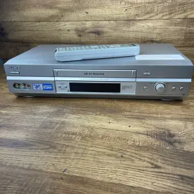 N-750 Sony Slv Hifi Vhs Vcr Cassette Recorder Player With Remote Tested Working