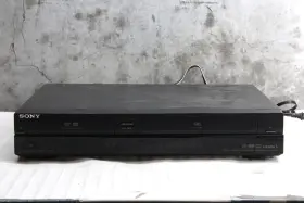 Rdr-vxd655 Sony Vcr/dvd Player Tested Dvd Bay Stuck No Remote As-is
