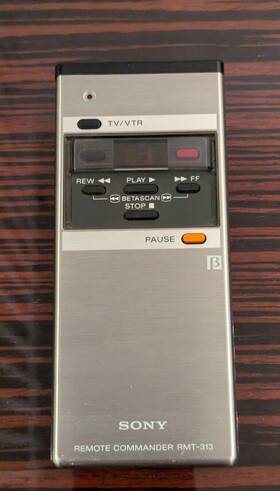 Sony Rmt-313 Original Remote For Sl-5200 Beta Video Cassette Recorder Tested