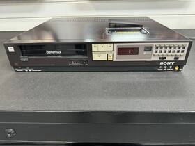 Sony Sl-2406 Rare Betamax Player Vcr With Remote Control Rmt-314