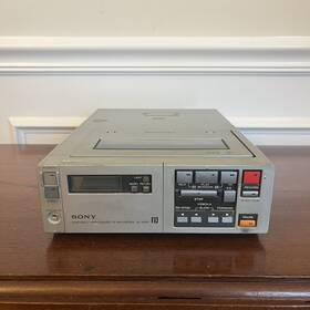 Sony Sl-f1up Vcr Portable Betamax Untested No Cords