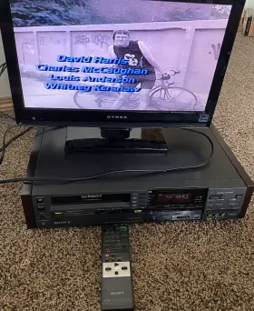 Sl-hf870d Sony Super Betamax Player Video Cassette Recorder - Not Fully Tested