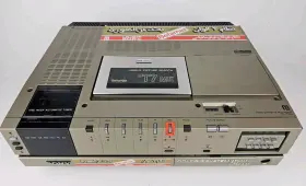 Sl-t7 Sony Vintage Betamax Me Video Cassette Recorder Untested Eu Power Cord