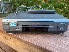 Slv-662hf Sony Slf-662hf Vhs Hifi Vcr With Remote And Cables Tested Working