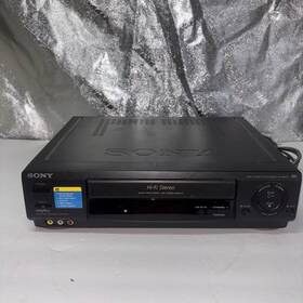 Sony Slsv-6886hf Slv 688hf Vcr Vhs Player Recorder With Remote Not Tested