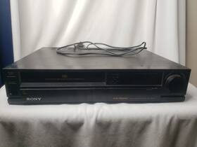 Sony Slv-353uc Vcr Vhs Cassette Tape Recorder Black Tested Working No Remote