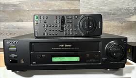 Sony Slv-620hf Vcr 4 Head Vhs Video Cassette Recorder Hi-fi Stereo - Has Remote