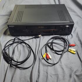 Sony Slv-640hf Hi-fi 4 Head Vcr Video Vhs Player No Remote Av Cable Works