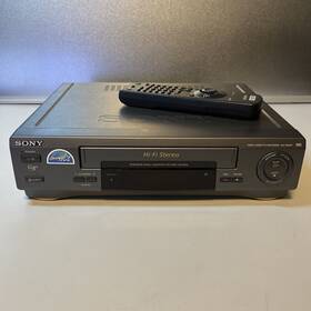 Sony Slv-662hf 4 Head Hifi Stereo Vcr Vhs Player Recorder With Remote Tested And Work
