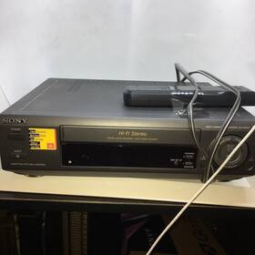 Sony Slv-676hf 4 Head Hifi Stereo Vcr Vhs Player Tested - Working