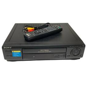 Sony Slv-678 Slv-678hf Hi-fi Stereo 4-head Vcr Vhs Player Recorder Tested With Remote
