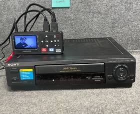 Sony Slv-678hf Video Cassette Recorder Hi-fi Stereo 4 Head Dual Azimuth