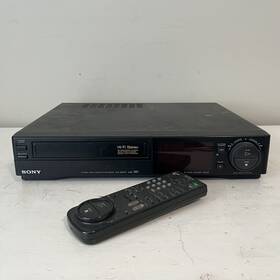 Sony Slv-686hf Video Cassette Recorder Vintage Great Condition With Remote