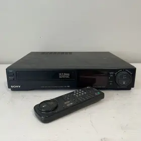 Slv-686hf Sony Video Cassette Recorder Vintage Great Condition With Remote