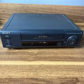 Sony Slv-690f Slv-690hf Vcr Player Vhs Video Recorder 4 Head Hi-fi - Working No Remote