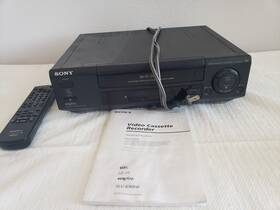 Sony Slv-690hf Vhs Vcr Video Cassette Recorder Hi-fi Stereo With Remote And Book
