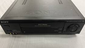 Sony Slv-695hf Video Cassette Recorder Vcr Tested With Av Cables