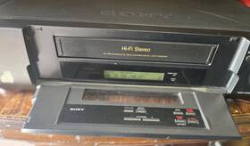 Sony Slv-710hf 4-head Hi-fi Stereo Vcr Vhs Player - Tested And Working Made