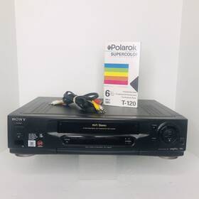 Sony Slv-740hs Slv-740hf Da Pro 4-head Vhs Vcr Video Cassette Recorder Player Tested