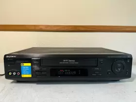 Slv-777hf Sony Vcr Player Vhs Recorder Tape Hifi Stereo Vintage Home Video Black