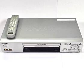 Sony Slv-88 Video Cassette Recorder Vcr Plus Micron Head Hi-fi Stereo With Remote