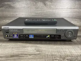 Slv-ed4me Sony 4 Head Vcr With Remote. Tested And Working Ntsc Pal Mesecam Slv-ed4me Sony 4 Head Vcr With Remote. Tested And Working Ntsc Pal Mesecam