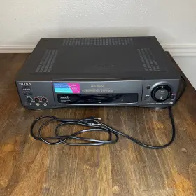 Slv-k872 Sony Video Cassette Recorder Vcr Karaoke No Remote Tested