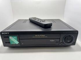 Sony Slv-l40 Da-pro 4 Head Vcr Vhs Video Cassette Recorder Tested With Remote