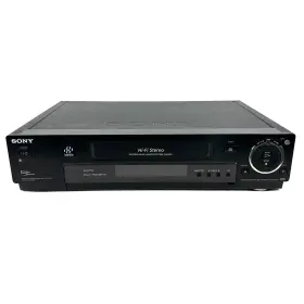 Slv-m11hf Sony Vcr Vhs Video Player Cassette Recorder Hifi Stereo Works Great