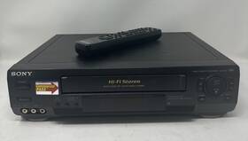 Sony Slv-n50 Vcr Vhs Player 4-head Hi-fi Stereo With Remote - Tested