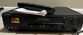 Sony Slv-n60 Hi-fi Stereo Vcr Vhs Player / Recorder With Remote