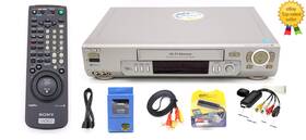 Sony Slv-n80 Vcr Player Converts Vhs To Digital File By Usb 2.0 Capture Converter