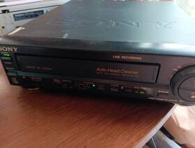 Sony Slv-xr9 Vcr Video Cassette Player Japan Auto Head Cleaner Works Great