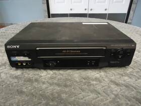 Sony Slvb-n51 Hi-fi Stereo 4 Head Vcr Works Great No Remote #