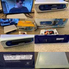 Slv-ks1 Sony Slvks1 Movietime Kids Vcr Tested Works Perfect With Box No Remote