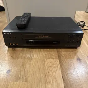Sony-n55 Sony Slv-n55 With Remote 4-head Hi-fi Stereo Vhs Vcr Player Tested / Works Nice Sony-n55 Sony Slv-n55 With Remote 4-head Hi-fi Stereo Vhs Vcr Player Tested / Works Nice