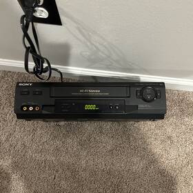 Sony Svl-n51 Vcr Hi Fi Stereo Vhs No Remote. Tested